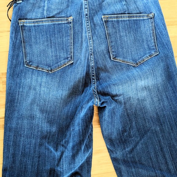 Judy Blue High Waist Pull-On Super Flare Jeans Jeggings Denim Blue Size 9/29 NWT - Picture 12 of 16